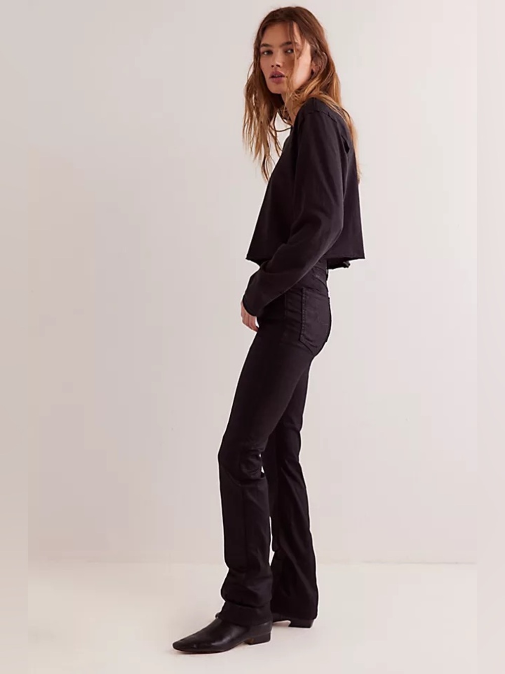 FREE PEOPLE STRAIGHT LEG JEANS